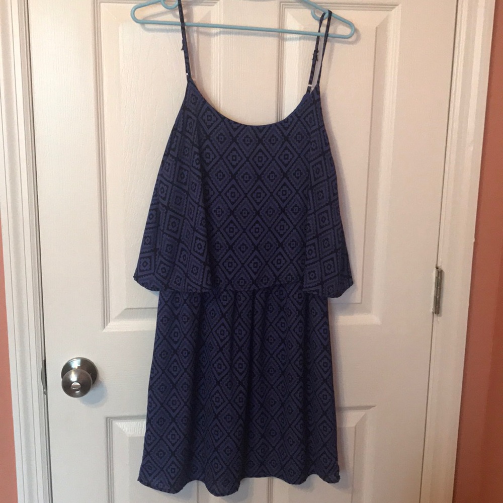 Black and Blue Boutique Dress